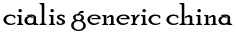 cialis generic china